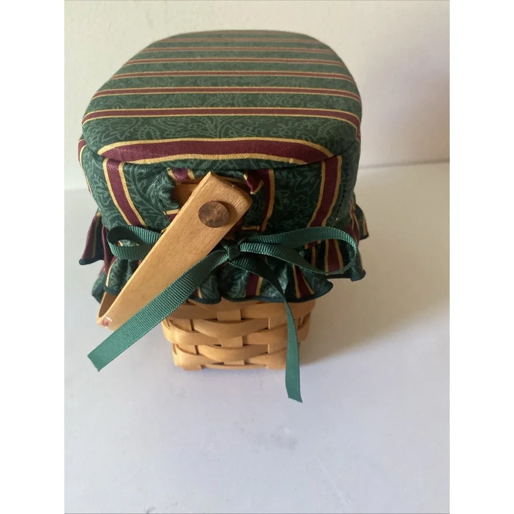 Longaberger Dresden & Company Tour Basket W/ Handle, Padded top & Handle 1996